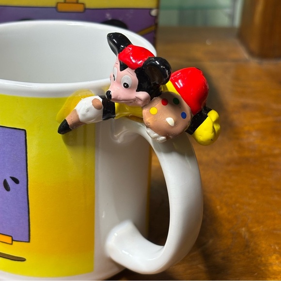 Vintage 1988 Disney Muggamals collectable Mickey Mouse mug with box - Picture 5 of 7